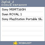 My Wishlist - zigfrid_d