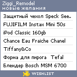 My Wishlist - ziggiremodel