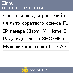 My Wishlist - zinnur