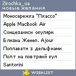 My Wishlist - zirochka_ua