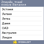 My Wishlist - zmeyulia_travel