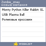 My Wishlist - zombie_zmey