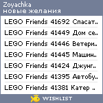 My Wishlist - zoyachka