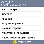 My Wishlist - zozo_life