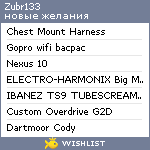 My Wishlist - zubr133