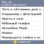 My Wishlist - zula_0o
