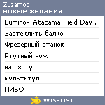 My Wishlist - zuzamod