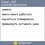 My Wishlist - zuzuri_133