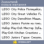 My Wishlist - zvonovtemik