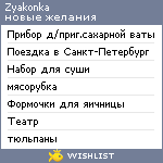 My Wishlist - zyakonka