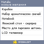 My Wishlist - zyryanova