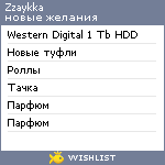 My Wishlist - zzaykka