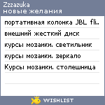 My Wishlist - zzzazuka